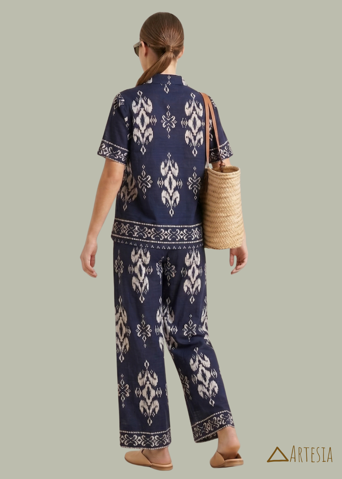 Indigo Labyrinth Loungewear - Top