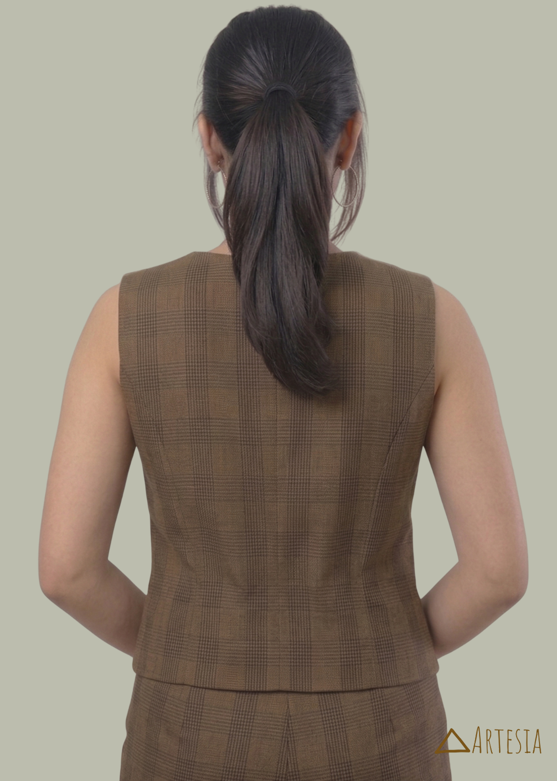 Caspian Check Tailored Duo - Pant