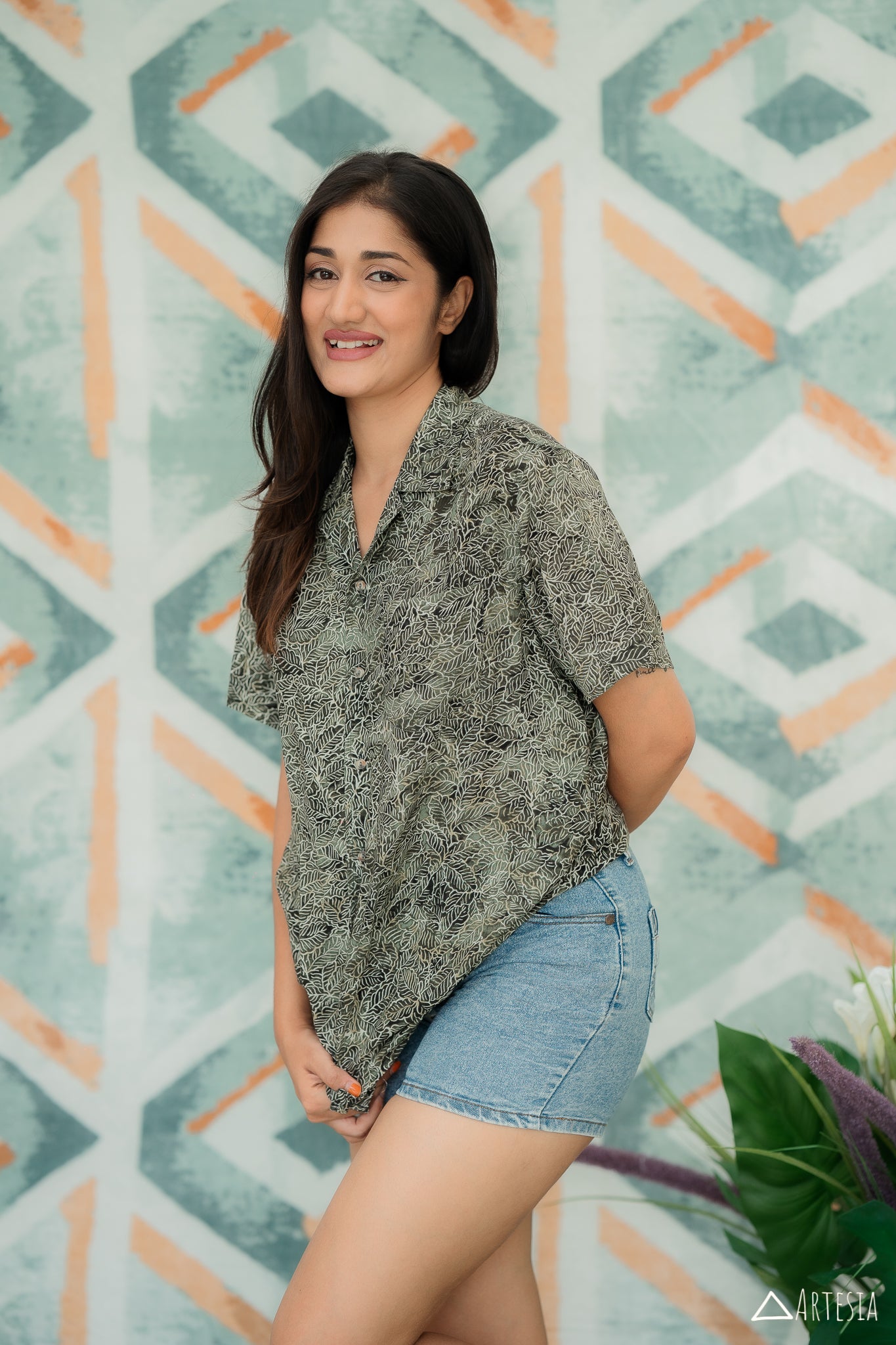 Olive Fern Whisper Shirt