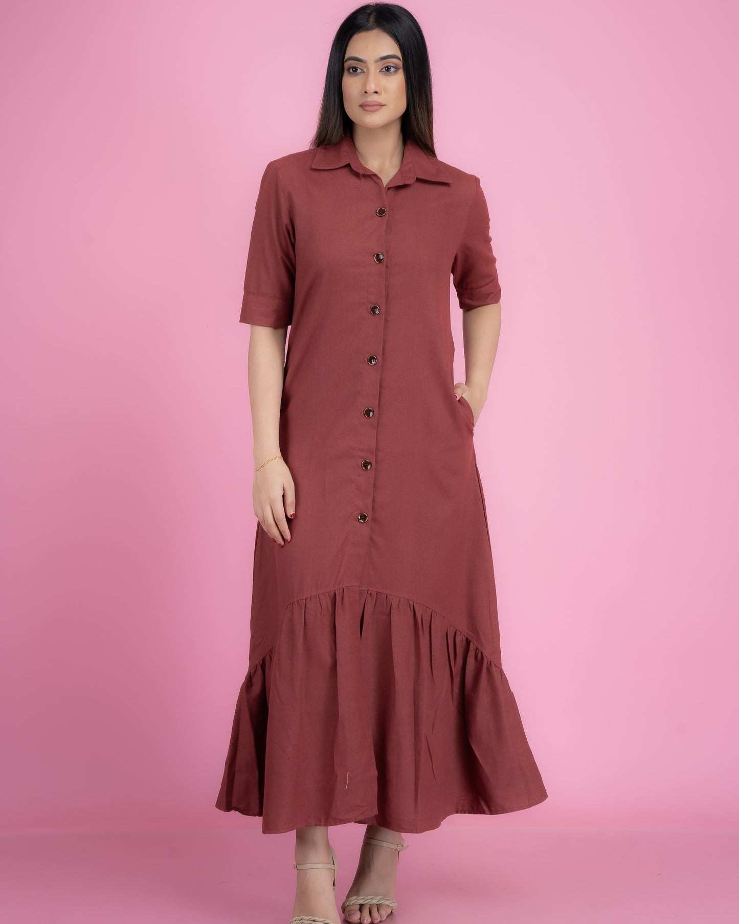 Breeze Maxi Shirt Dress
