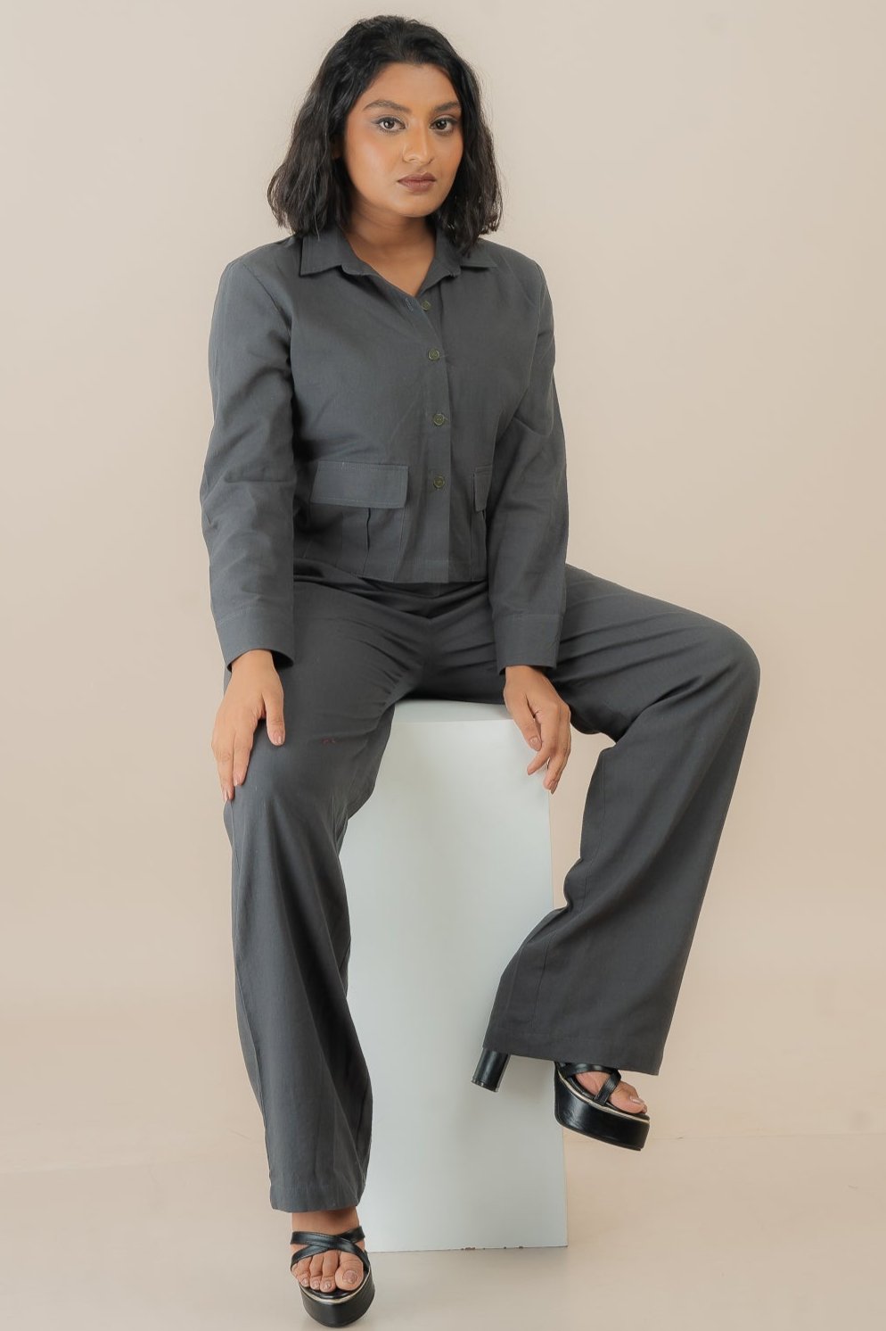 Charcoal Charm Co-ords