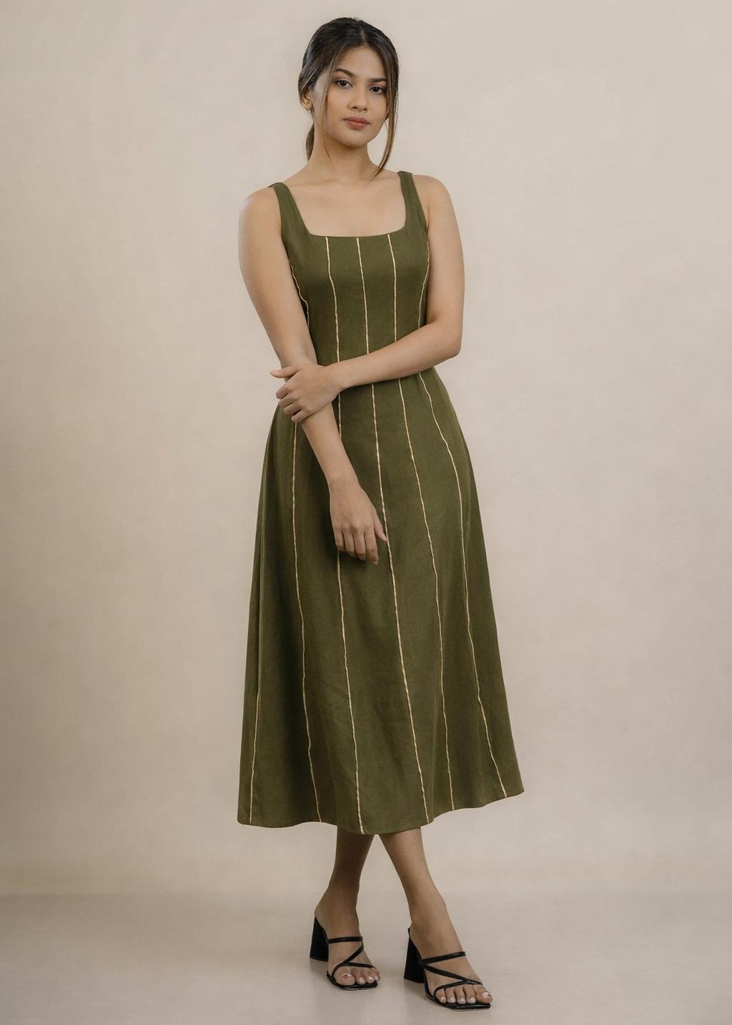 Olive Meridian Dress