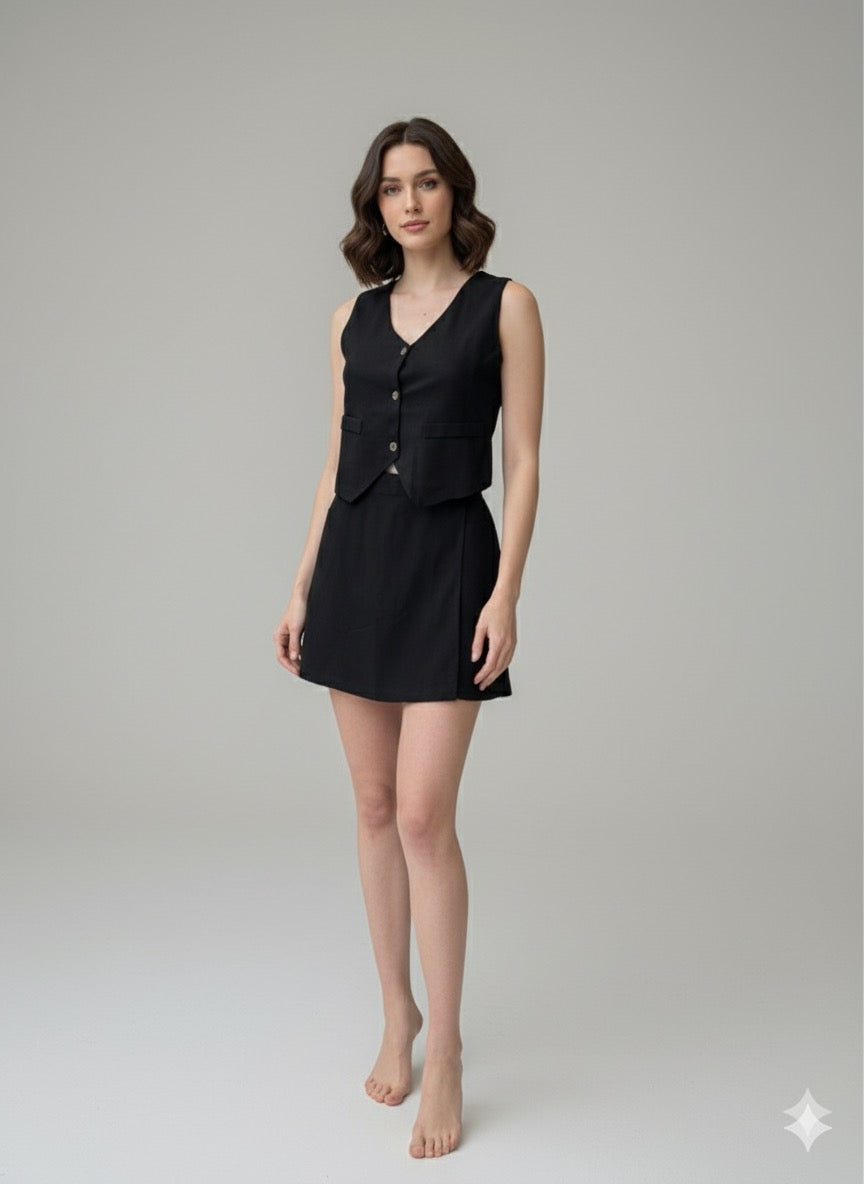 Espresso Edge Set - Skort
