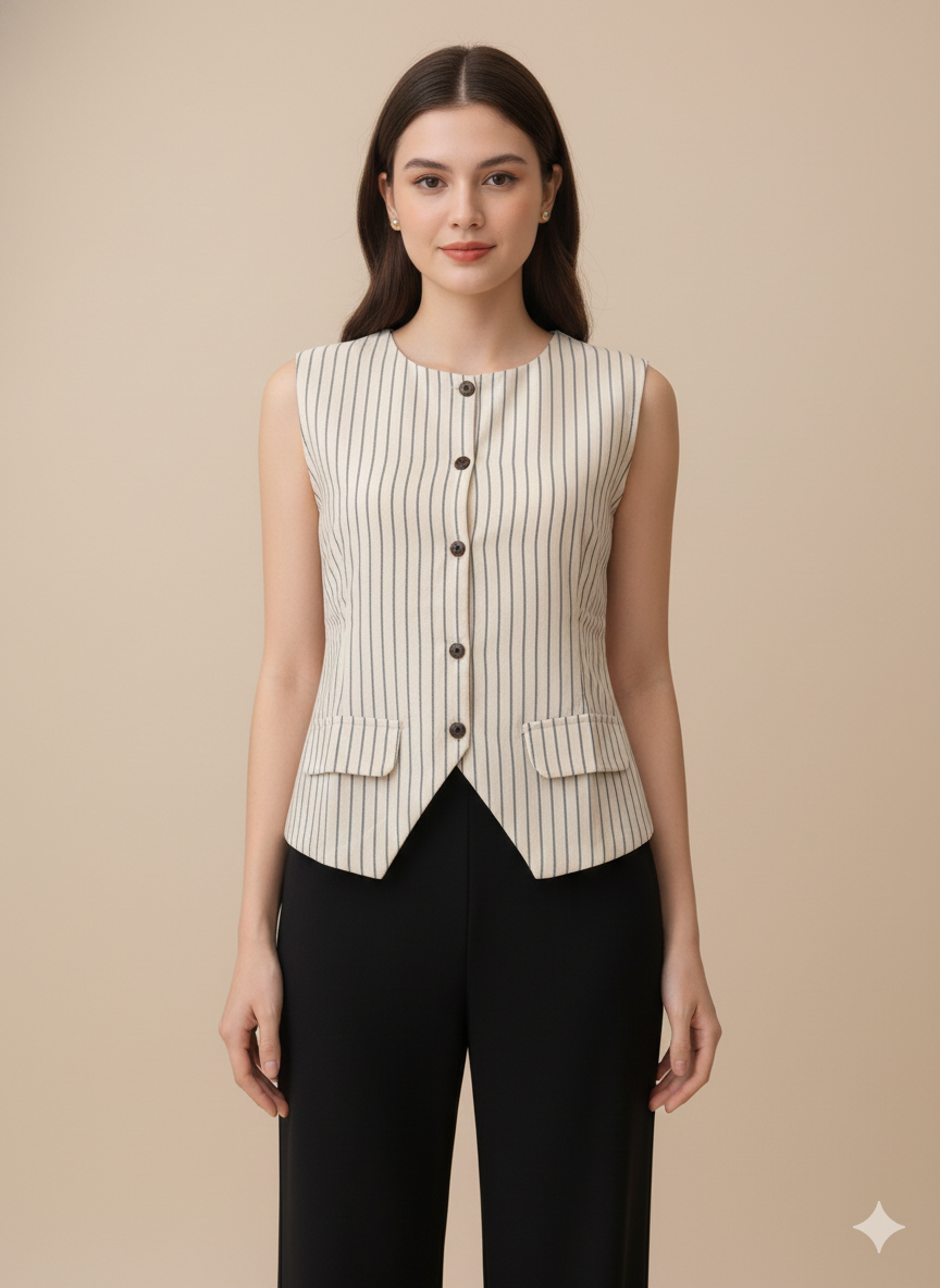 Atelier Stripe Vest