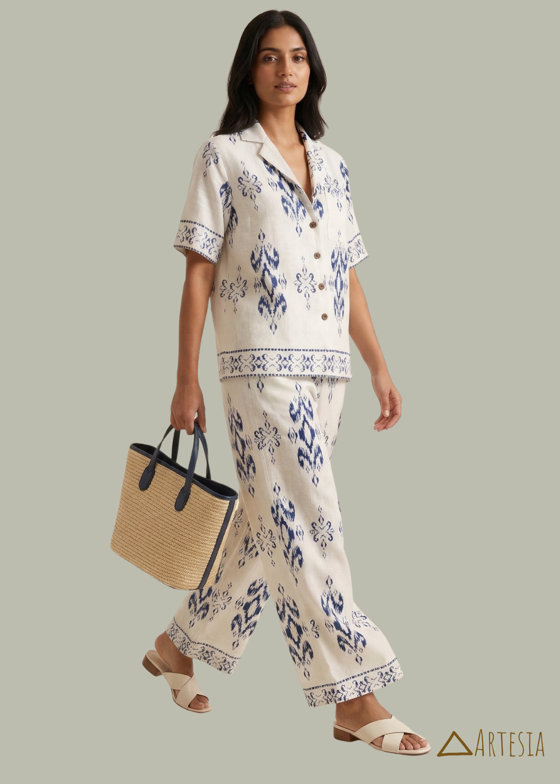 Aegean Labyrinth Loungewear - Pant
