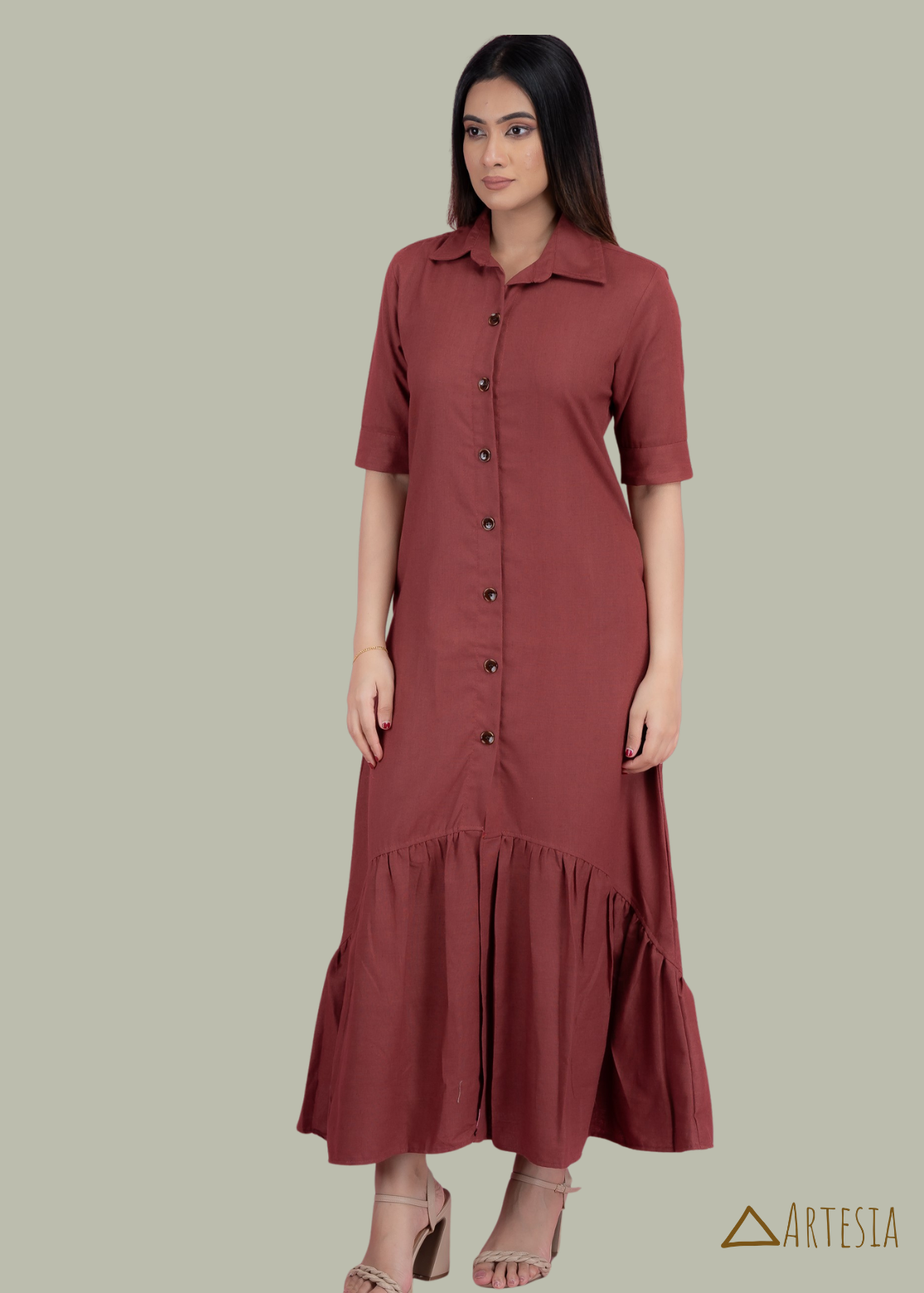 Breeze Maxi Shirt Dress