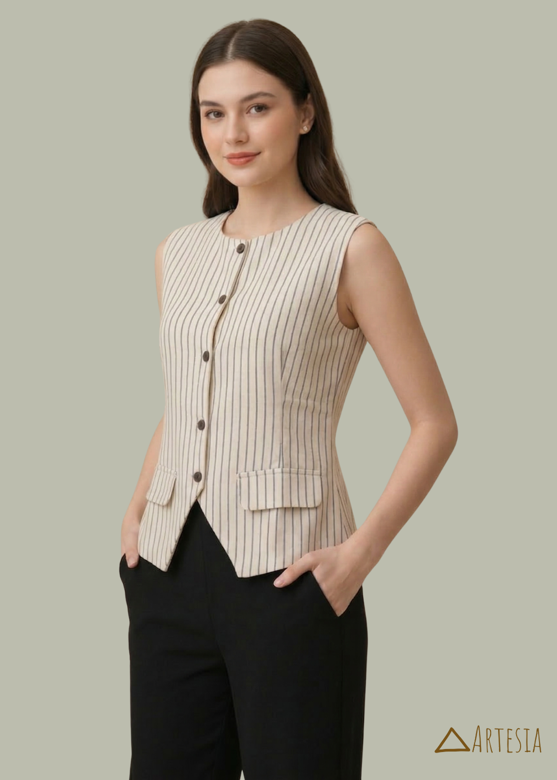 Atelier Stripe Vest