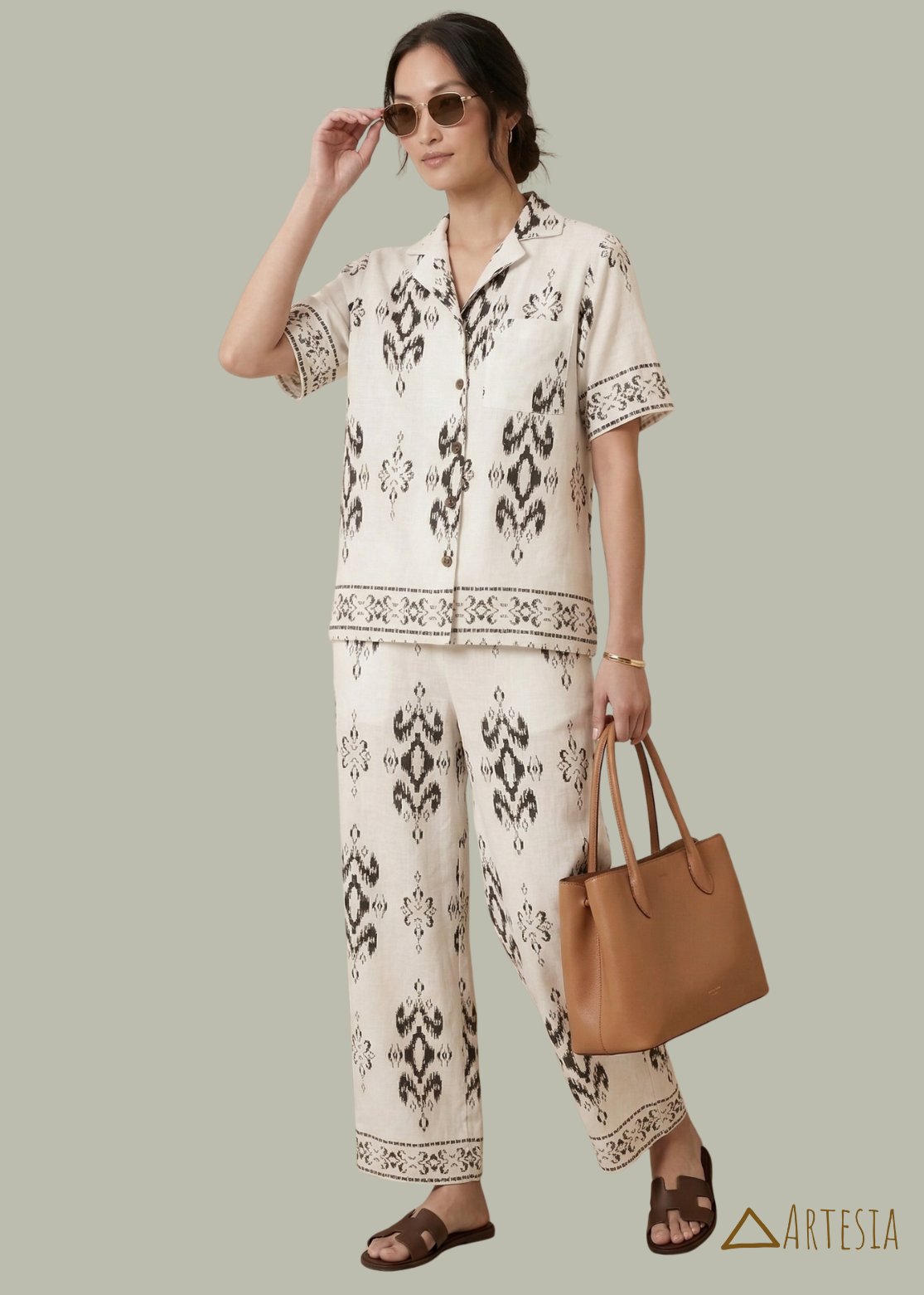 Obsidian Labyrinth Loungewear - Top