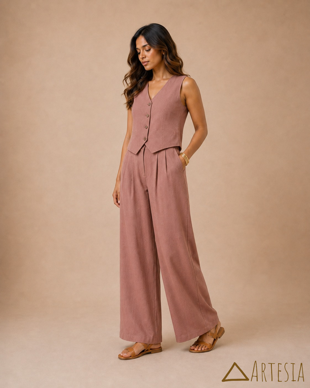 Evora vest set - Pant