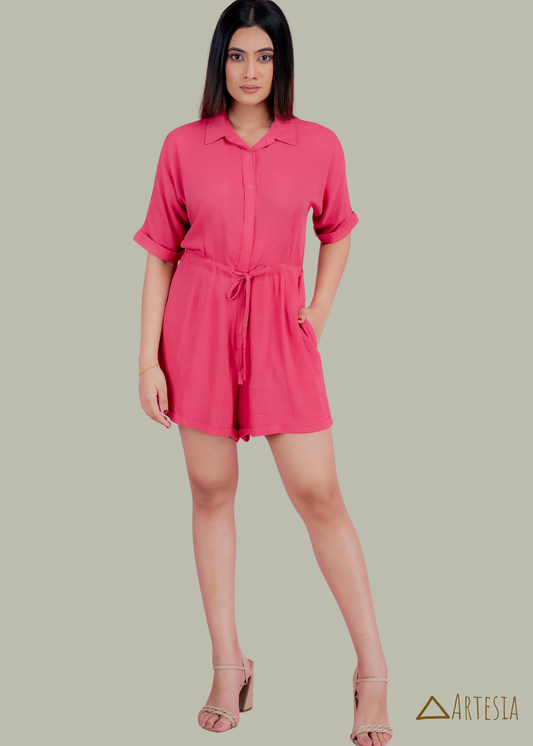 Pink Horizon Romper