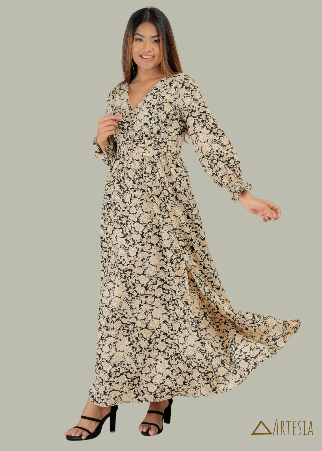 Festive Elegance Gown