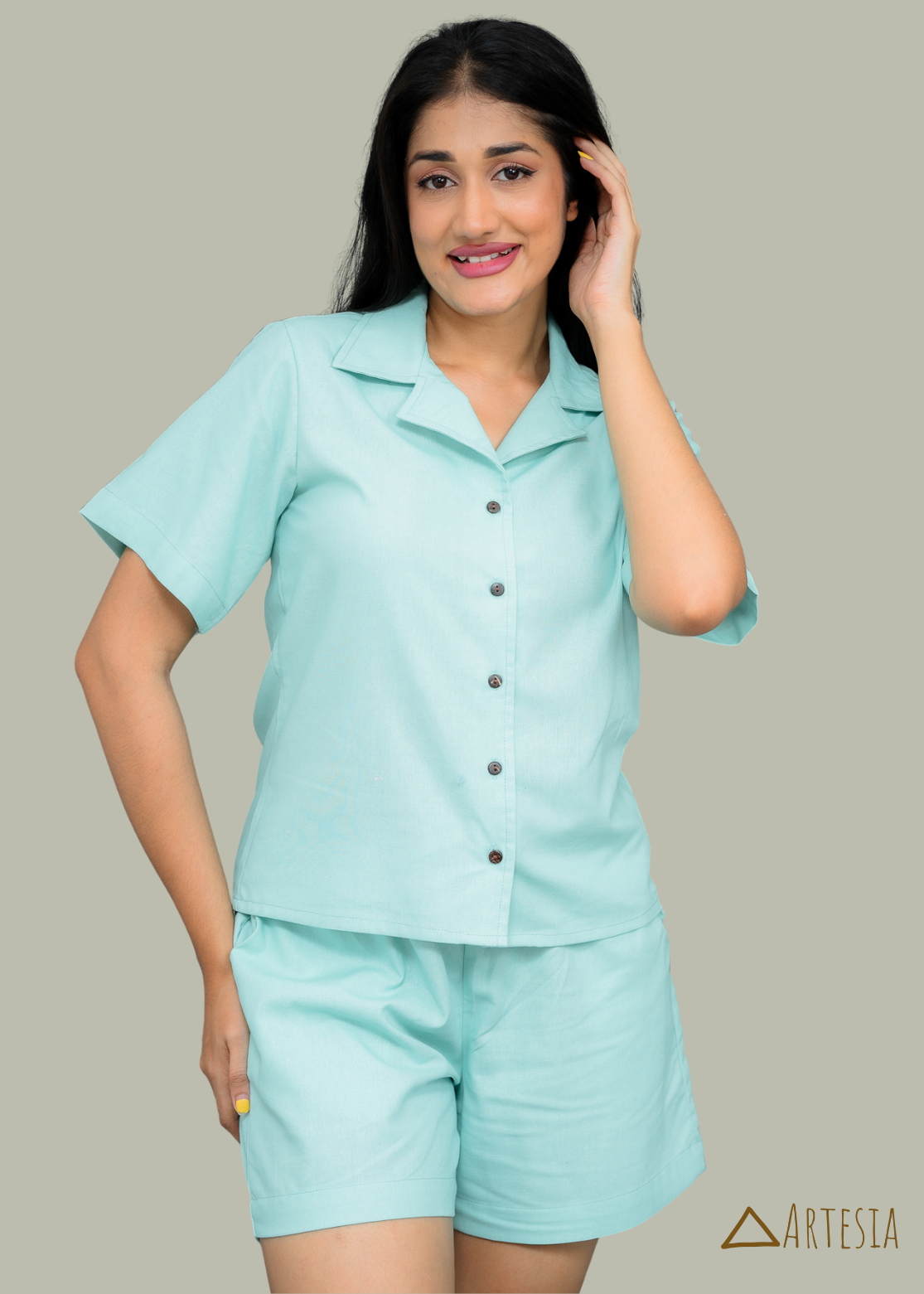 Mint Serenity Short Co-ords
