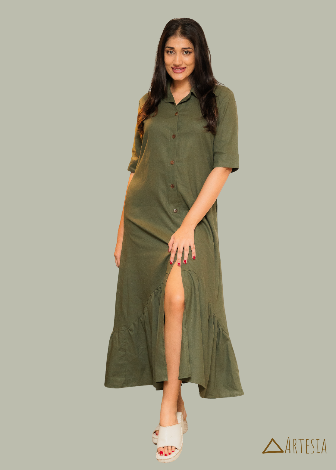 Breeze Maxi Shirt Dress