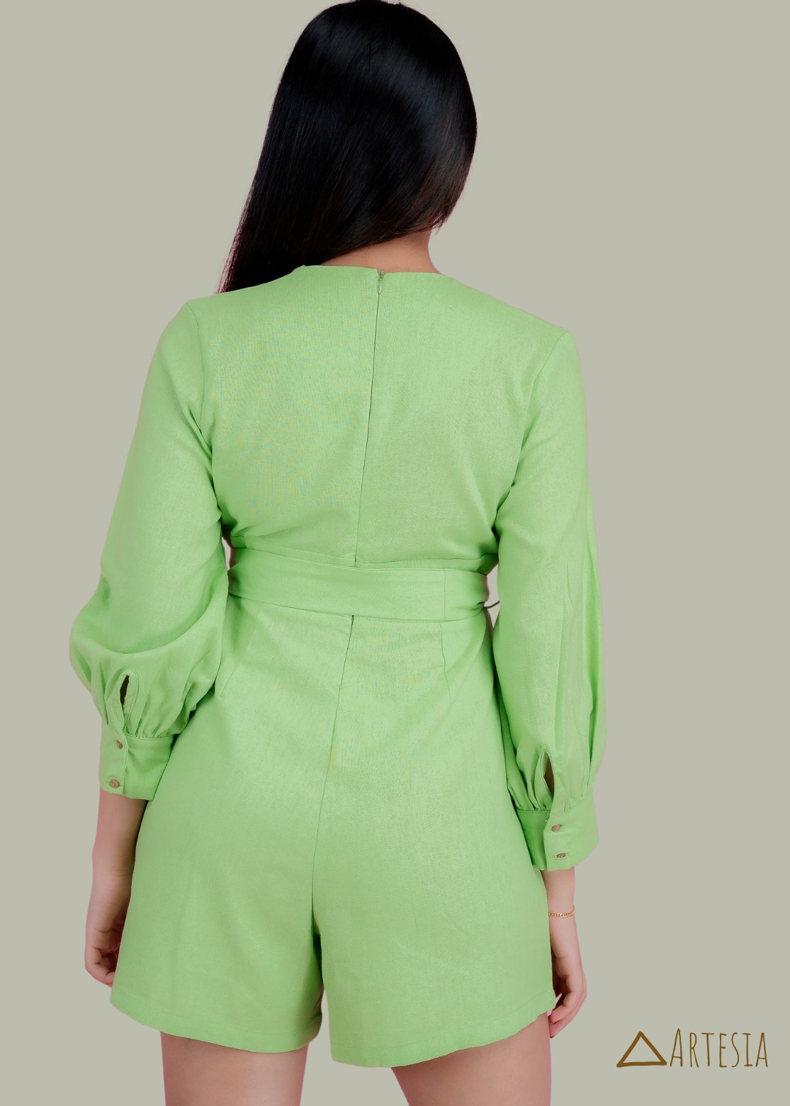 Lime Breeze Romper