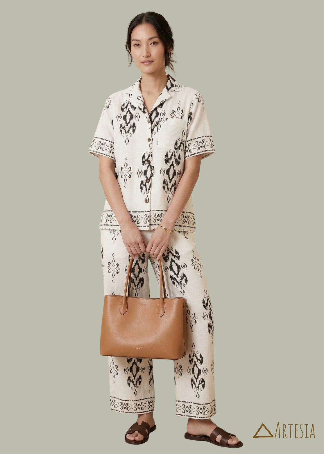 Obsidian Labyrinth Loungewear - Top