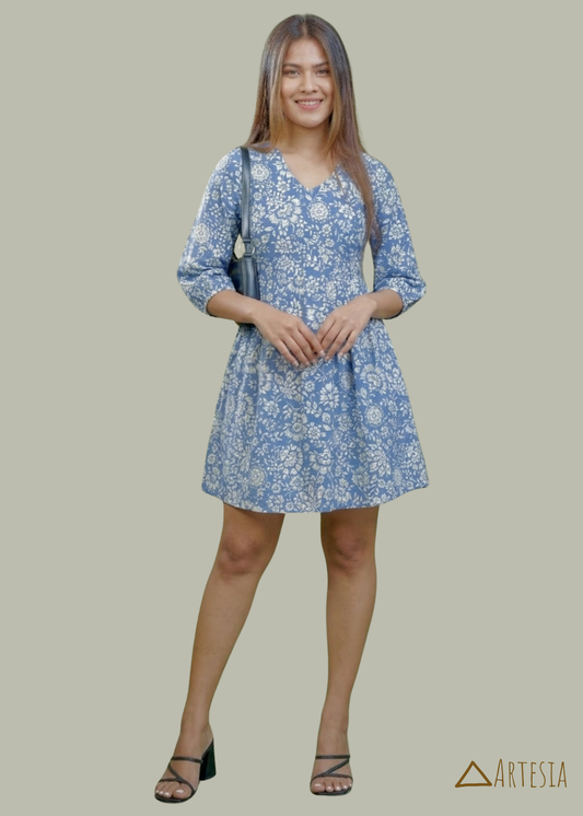 Aix Azure Dress