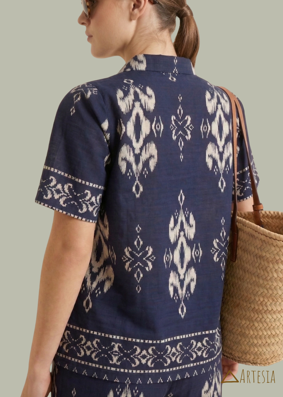 Indigo Labyrinth Loungewear - Top