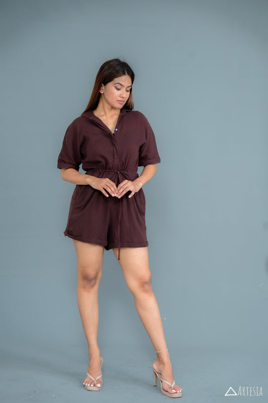 Cocoa Comfort Romper