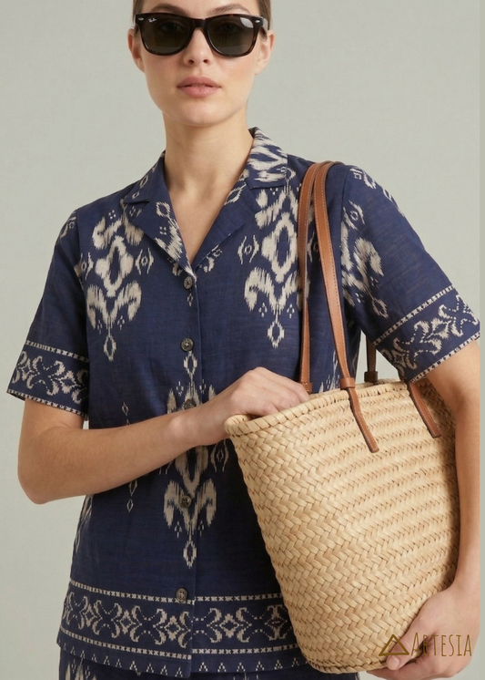 Indigo Labyrinth Loungewear - Top