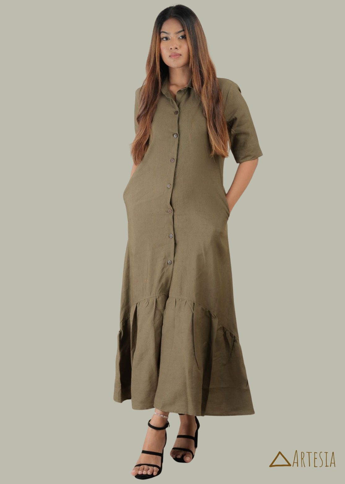 Breeze Maxi Shirt Dress