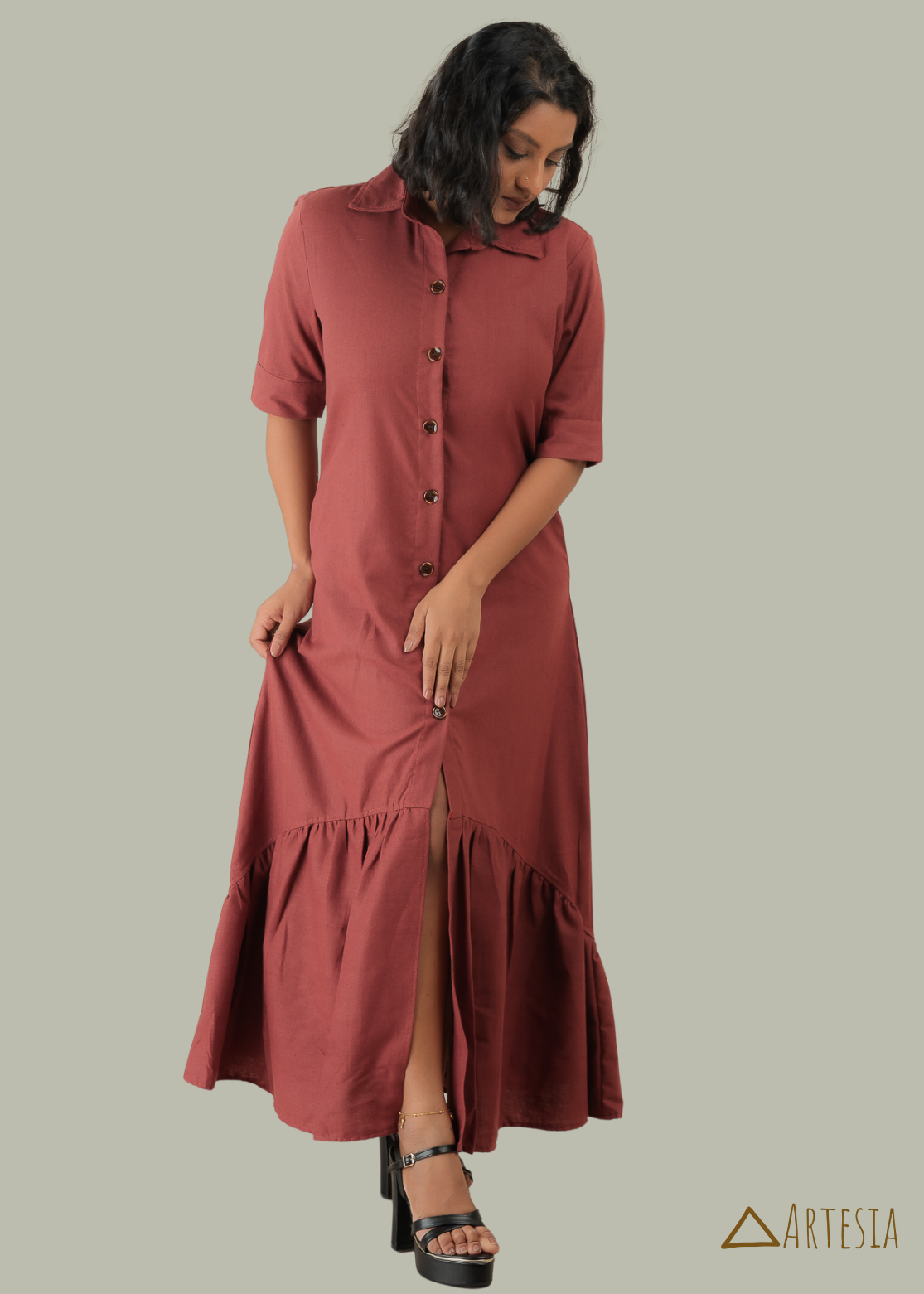 Breeze Maxi Shirt Dress