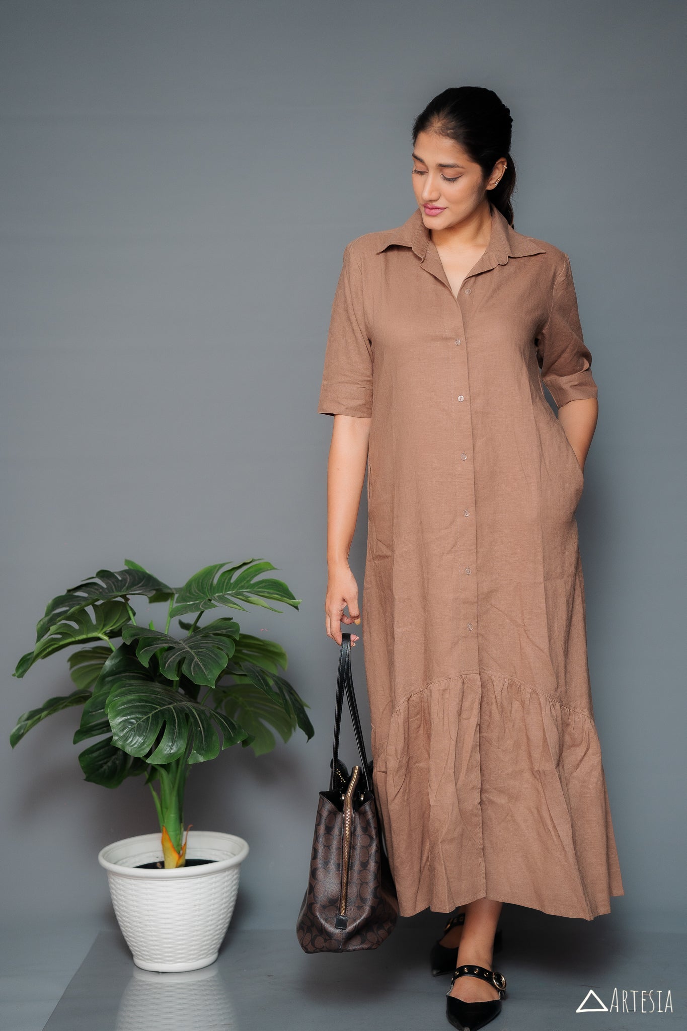 Breeze Maxi Shirt Dress