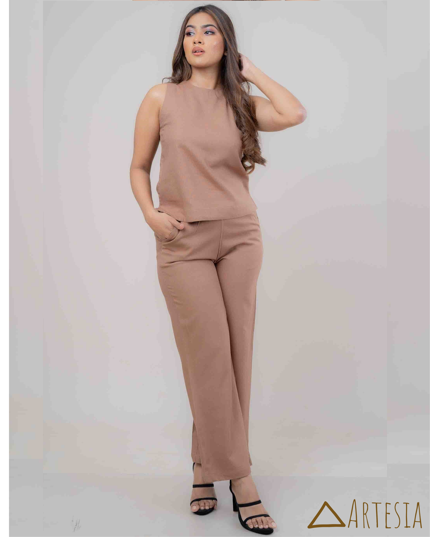 Portofino Calm Linen Ensemble- Pant