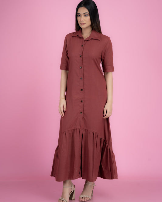 Breeze Maxi Shirt Dress