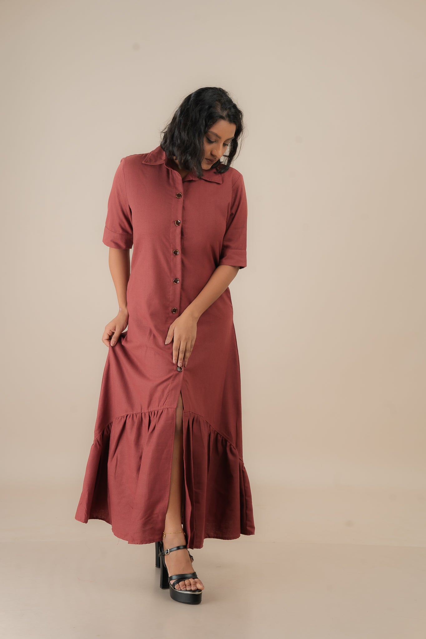 Breeze Maxi Shirt Dress