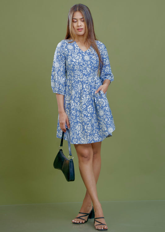 Aix Azure Dress
